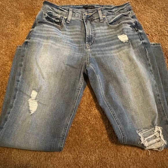 Women’s Silver Avery skinny high rise jeans 30/27 - Picture 11 of 13